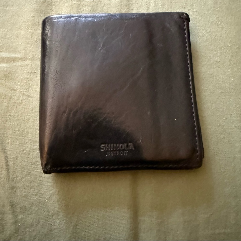 Men’s Black Leather Shinola Wallet
